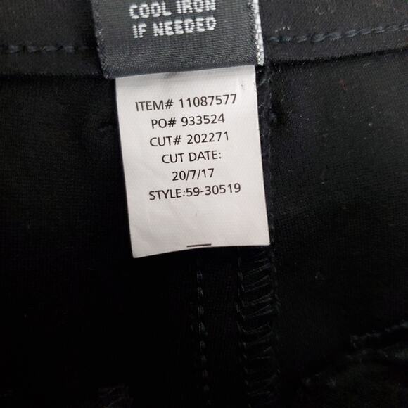 Torrid Black Stretch Pull on Joggers Size 10 Activewear Pants Gray Tuxedo Stripe - Picture 3 of 6